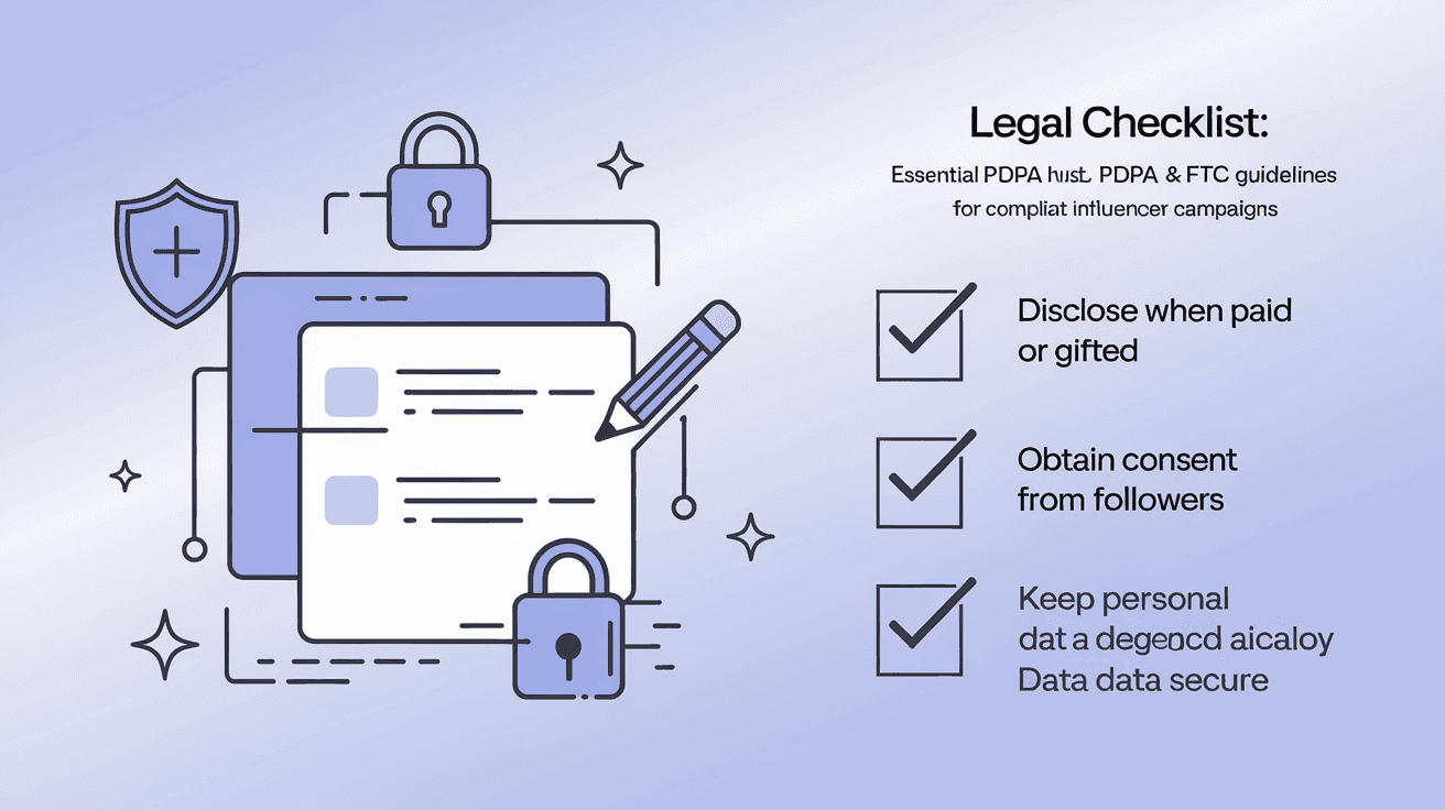 Legal Checklist: Essential PDPA & FTC Guidelines for Compliant Influencer Campaigns