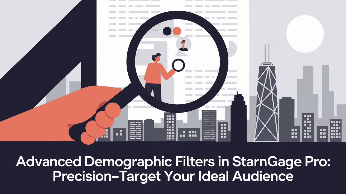 Advanced Demographic Filters in StarNgage Pro: Precision-Target Your Ideal Audience