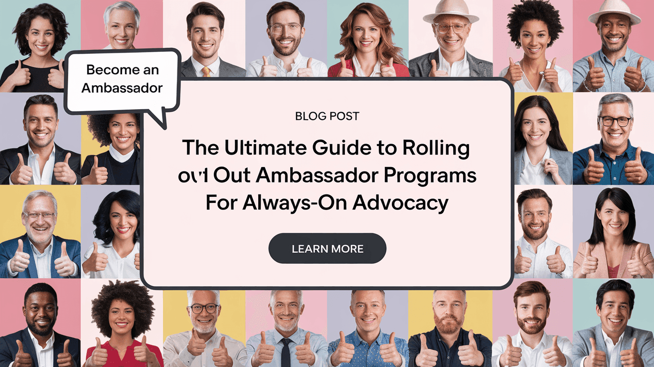 The Ultimate Guide to Rolling Out Ambassador Programs for Always-On Advocacy